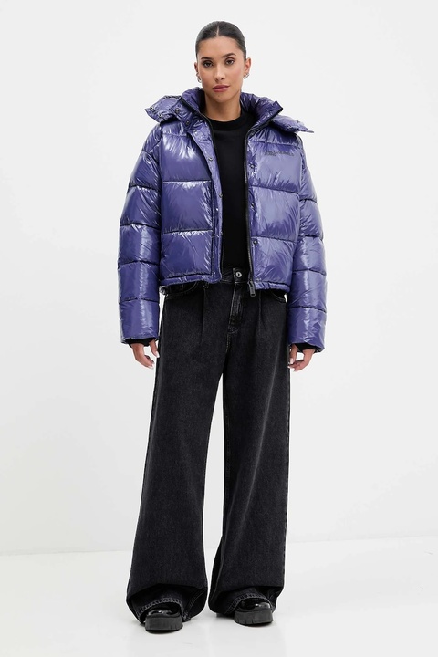 Karl Lagerfeld Jeans kurtka kolor fioletowy zimowa A4W15022 - zdjęcie produktu nr 1