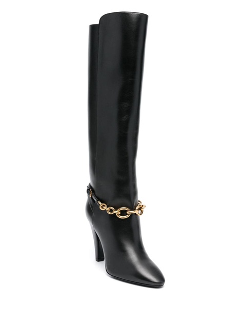 Saint Laurent 100mm Le Maillon boots - Black - zdjęcie produktu nr 2