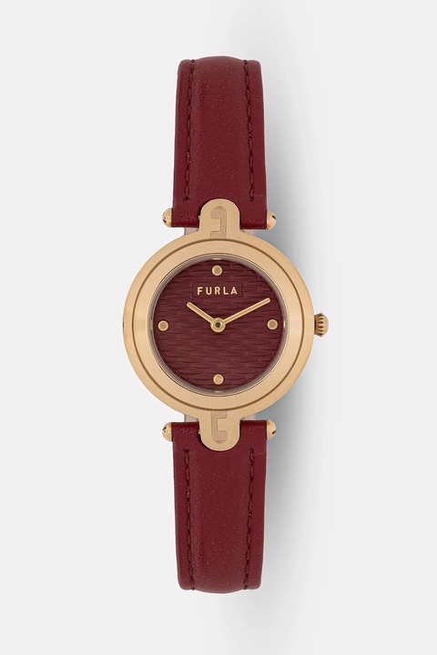 Furla zegarek damski kolor czerwony WW00050026L2 - zdjęcie produktu nr 1