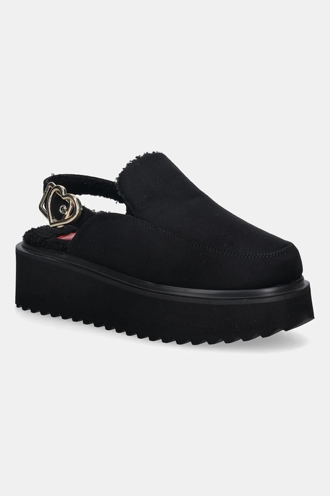 Love Moschino klapki damskie kolor czarny na platformie JA10416L0NJAW000 - zdjęcie produktu nr 1
