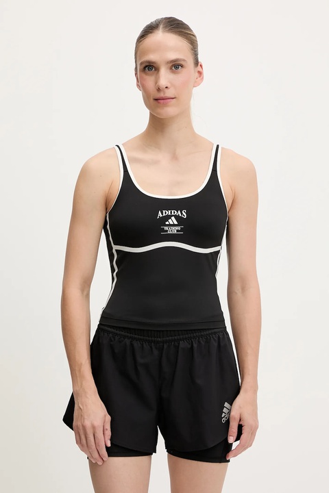 adidas Performance top treningowy Heritage kolor czarny JG6154 - zdjęcie produktu nr 1