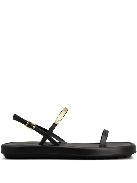 Tod's leather sandals - Black - zdjęcie produktu nr 1
