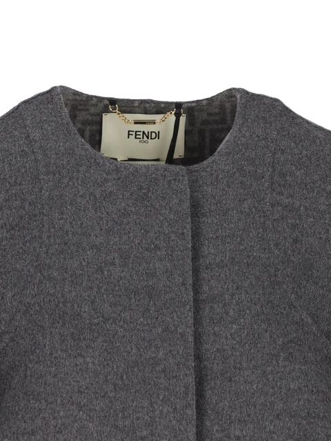 FENDI patch-pocket jacket - Grey - zdjęcie produktu nr 2