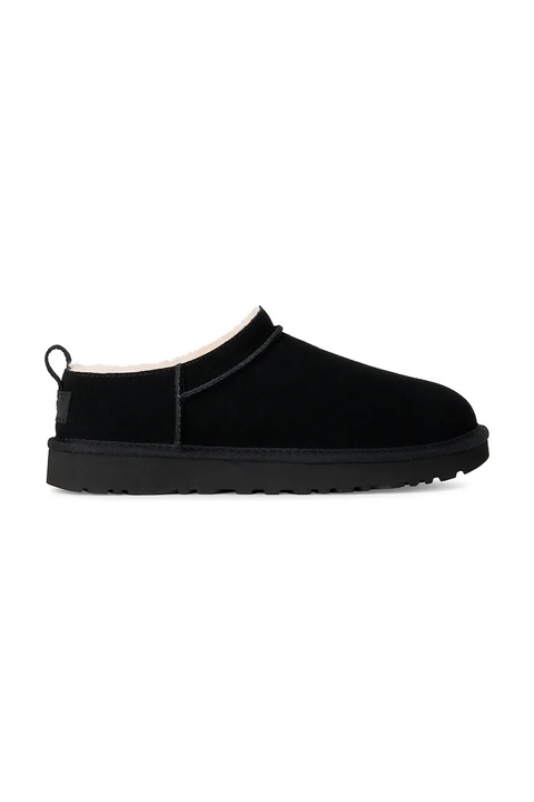 UGG kapcie zamszowe Classic Micro kolor czarny 1173891.BLK - zdjęcie produktu nr 1
