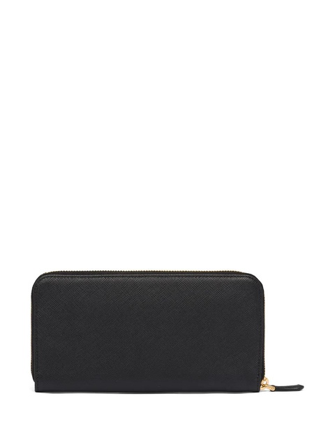 Prada large logo plaque wallet - Black - zdjęcie produktu nr 2