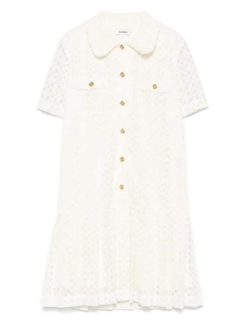 SANDRO lace dress - White - zdjęcie produktu nr 1
