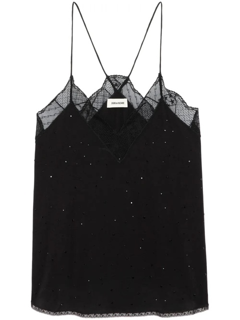 Zadig&Voltaire Christy silk top - Black - zdjęcie produktu nr 1