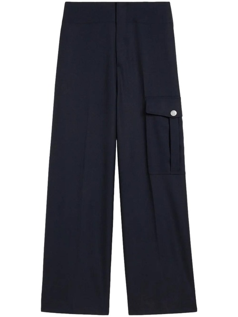 AMI Paris straight fit cargo trousers - Blue - zdjęcie produktu nr 1