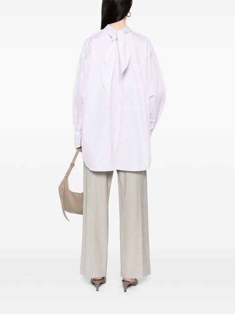 Victoria Beckham striped shirt - Purple - zdjęcie produktu nr 2