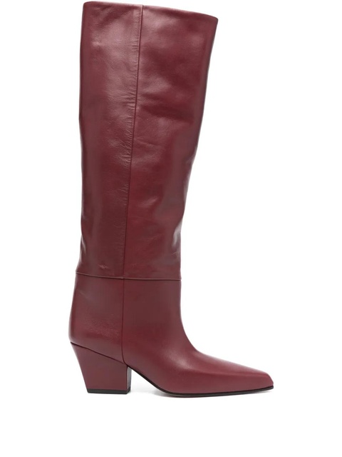 Paris Texas 70mm calf leather pointed-toe boots - Red - zdjęcie produktu nr 1