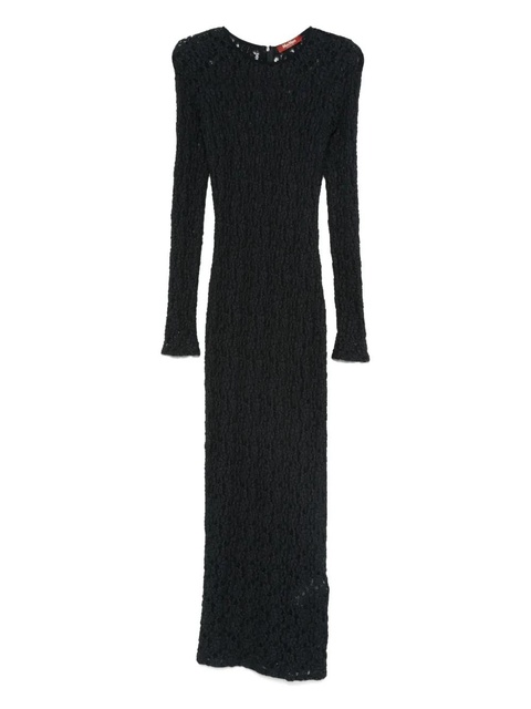 Max Mara long-sleeve textured dress - Blue - zdjęcie produktu nr 1