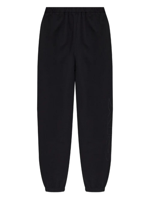 MM6 Maison Margiela elasticated drawstring track pants - Black - zdjęcie produktu nr 1
