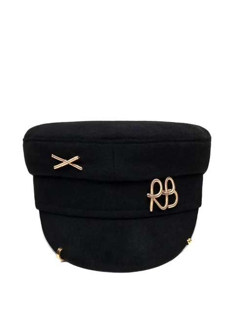 Ruslan Baginskiy piercing logo baker boy cap - Black - zdjęcie produktu nr 1