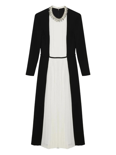 Simkhai embellished pleated midi day dress - White - zdjęcie produktu nr 1