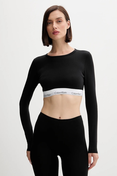 Calvin Klein Underwear longsleeve kolor czarny LV00QF8600 - zdjęcie produktu nr 1