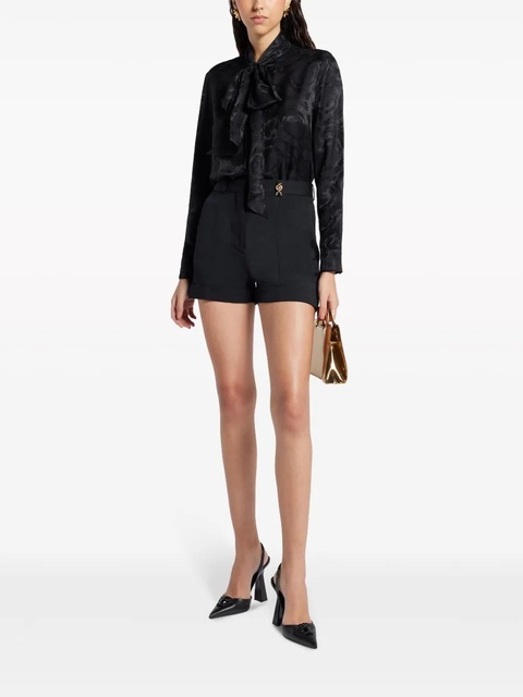 Versace Barocco pussy-bow shirt - Black - zdjęcie produktu nr 2