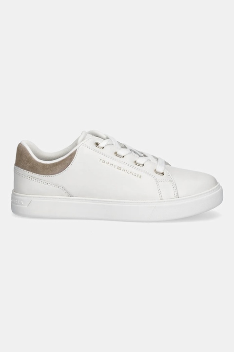 Tommy Hilfiger sneakersy skórzane CASUAL CUPSOLE SNEAKER damskie kolor biały FW0FW08816 - zdjęcie produktu nr 2