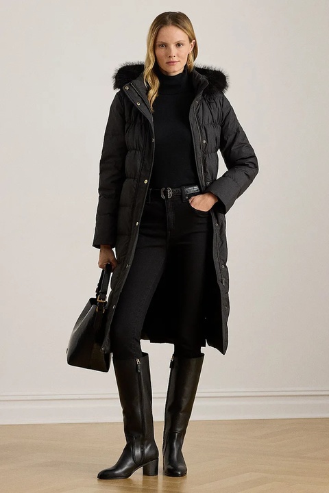 Lauren Ralph Lauren kurtka puchowa kolor czarny przejściowa 297P04097 - zdjęcie produktu nr 1