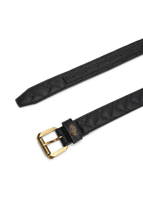 Kurt Geiger London pasek skórzany Kensington damski kolor czarny 5256100109 - zdjęcie produktu nr 2