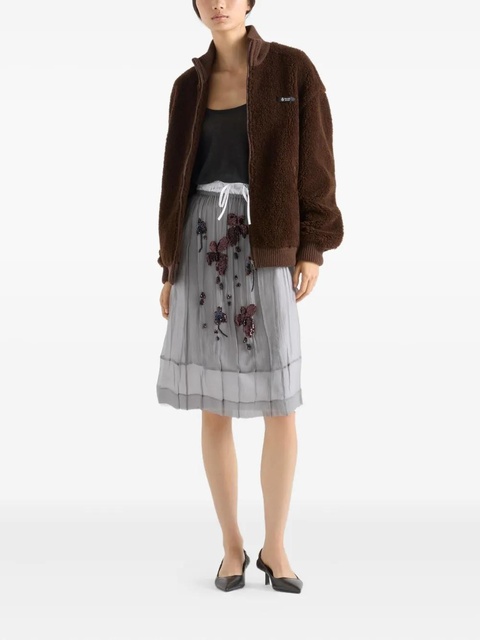 Prada fine-knit tank top - Grey - zdjęcie produktu nr 1