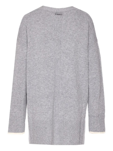 PINKO mélange-effect cardigan - Grey - zdjęcie produktu nr 2