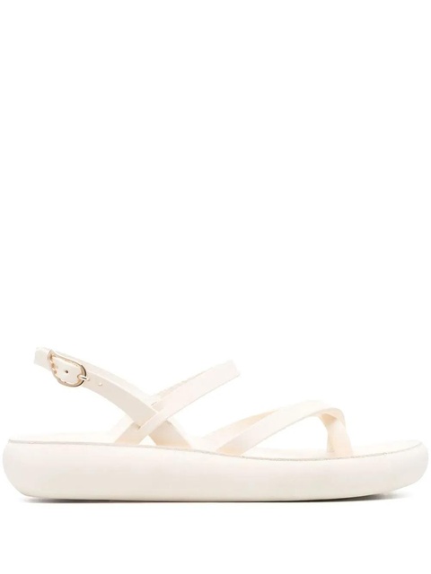 Ancient Greek Sandals crossover-strap leather sandals - White - zdjęcie produktu nr 1