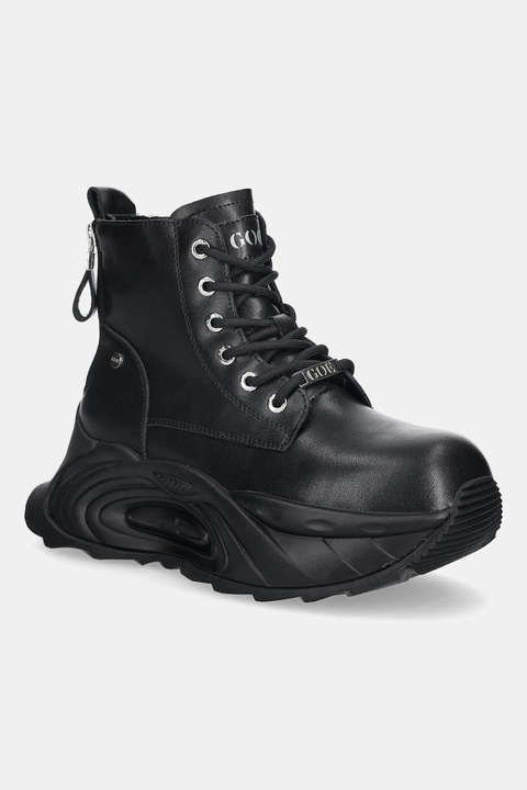 GOE sneakersy skórzane damskie kolor czarny SS2N4301 BLACK - zdjęcie produktu nr 1