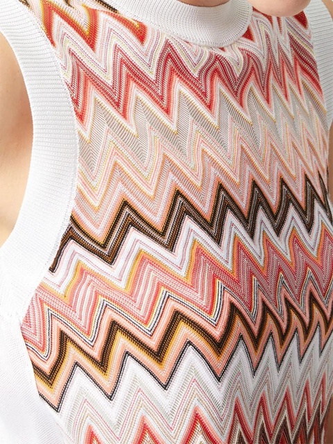 Missoni zigzag-pattern tank top - Pink - zdjęcie produktu nr 2