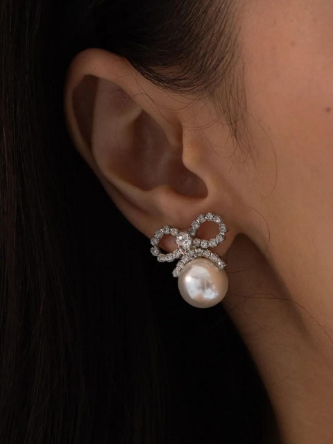 Jennifer Behr Candace earrings - Silver - zdjęcie produktu nr 2