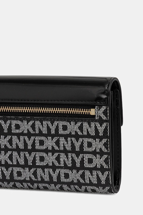 Dkny portfel damski kolor czarny R52Q5M29 - zdjęcie produktu nr 2