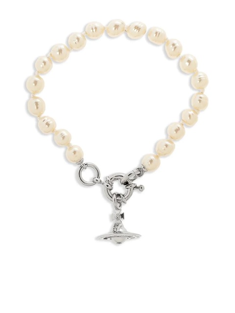 Vivienne Westwood Orb-pendant bracelet - White - zdjęcie produktu nr 1