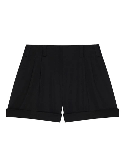 Givenchy pleated cuffed shorts - Black - zdjęcie produktu nr 1