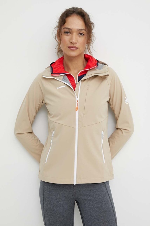 Mammut kurtka outdoorowa Ultimate Comfort SO kolor brązowy - zdjęcie produktu nr 1