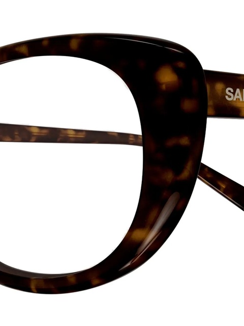 Saint Laurent Eyewear cat-eye glasses - Brown - zdjęcie produktu nr 2