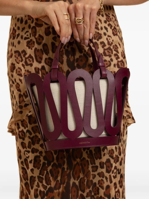 Aquazzura medium Artiste tote bag - Red - zdjęcie produktu nr 2