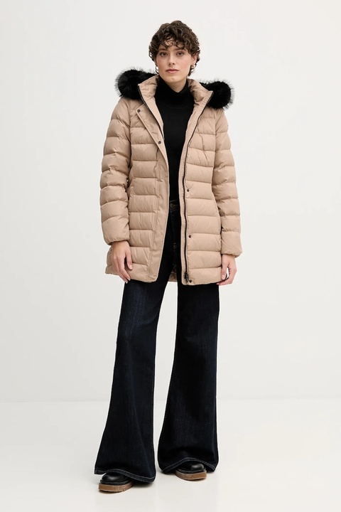 Tommy Hilfiger sweter wełniany damski kolor szary lekki z golfem WW0WW46791 - zdjęcie produktu nr 2