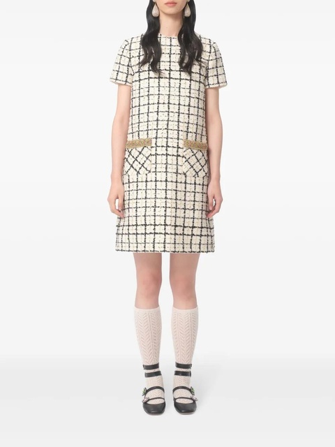 Valentino Garavani tweed mini dress - Neutrals - zdjęcie produktu nr 2