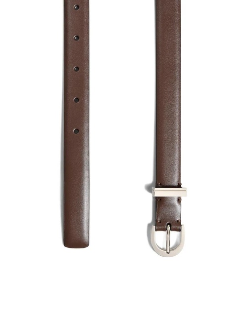 KHAITE Luna leather belt - Brown - zdjęcie produktu nr 2