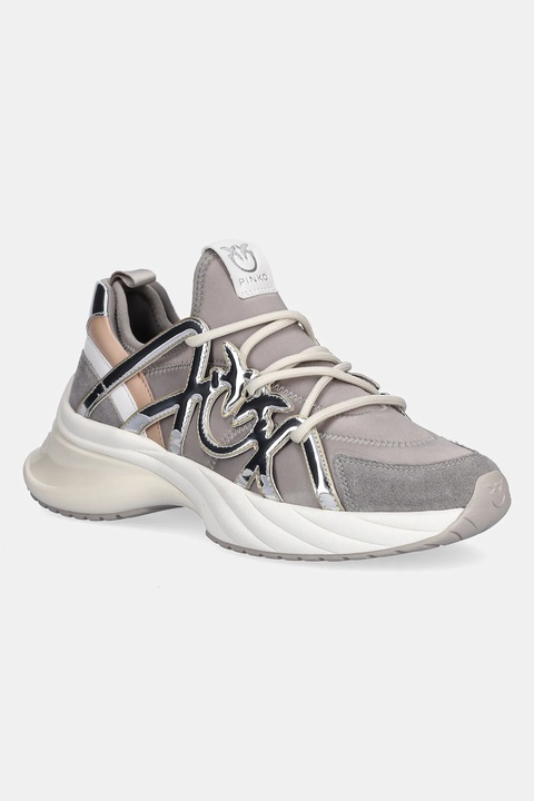 Pinko sneakersy Ariel 01 damskie kolor szary SS0023T040OA2 - zdjęcie produktu nr 1