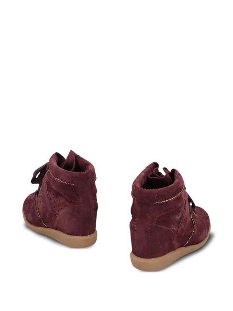 ISABEL MARANT lace-up wedge sneakers - Red - zdjęcie produktu nr 2