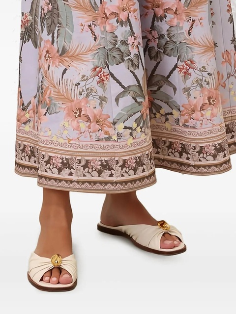 ZIMMERMANN knotted-detail slides - Neutrals - zdjęcie produktu nr 2