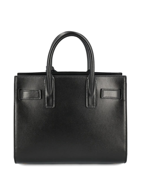 Saint Laurent mini Sac de Jour leather tote bag - Black - zdjęcie produktu nr 2