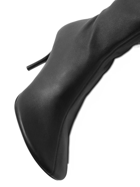 Acne Studios slouchy leather boots - Black - zdjęcie produktu nr 2