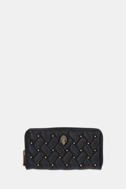 Kurt Geiger London portfel skórzany KENSINGTON damski kolor czarny 5026105109 - zdjęcie produktu nr 1