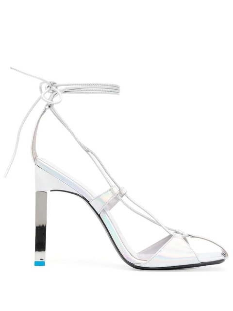 The Attico 105mm Adele sandals - Silver - zdjęcie produktu nr 1
