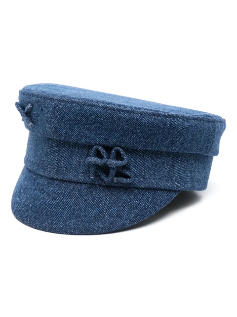 Ruslan Baginskiy denim baker boy cap - Blue - zdjęcie produktu nr 2