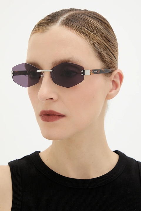 Marc Jacobs okulary przeciwsłoneczne damskie kolor srebrny MARC 496/S AIR - zdjęcie produktu nr 1