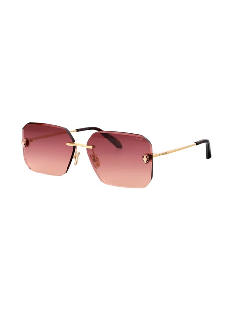 Bvlgari square-frame sunglasses - Gold - zdjęcie produktu nr 2