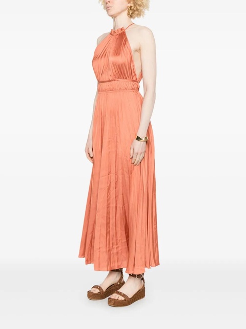 Maje plissé-effect maxi dress - Orange - zdjęcie produktu nr 2