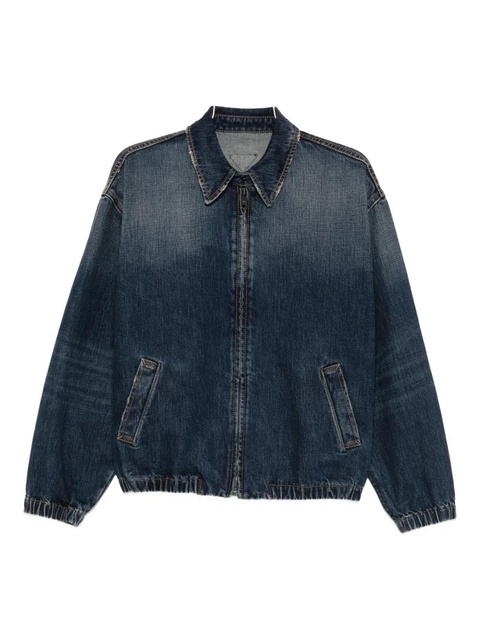 Prada zip-up denim jacket - Blue - zdjęcie produktu nr 1